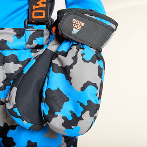 Moufles de ski imprimé camouflage pour garçon   Main Moufles de ski imprimé camouflage pour garçon