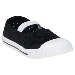 Merceditas de tela con elástico y lazo del 24 al 27 