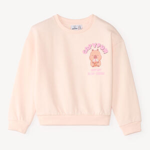 Sudadera de felpa niña capybara 
