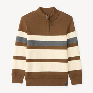 Jersey de punto a rayas para niño 