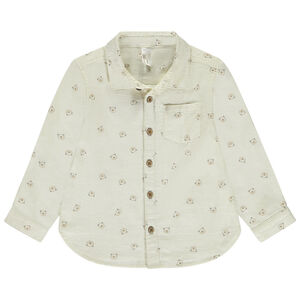 Camisa de manga larga con estampado de ositos para bebé niño 