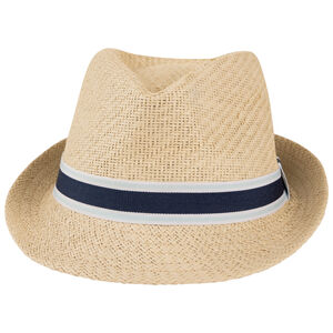 Borsalino trenzado con galón bicolor para niño 