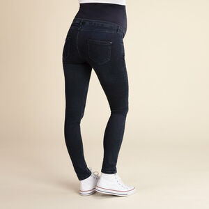 Pantalones para embarazada corte skinny extra stretch con banda alta 
