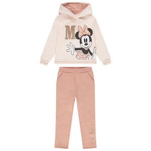 Ensemble jogging + sweat en molleton brossé avec print Minnie Disney pour fille Main Ensemble jogging + sweat en molleton brossé avec print Minnie Disney pour fille
