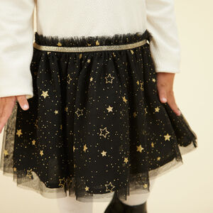 Vestido bicolor con parche de Harry Potter para bebé niña 