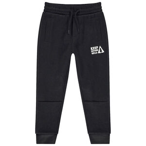 Pantalón jogging interlock con bordado para niño  Main Pantalón jogging interlock con bordado para niño