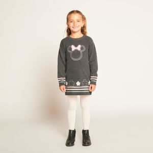 Vestido de manga larga de punto Minnie Disney para niña 