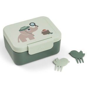 Snackbox avec piques snack Tiny Trails Vert 