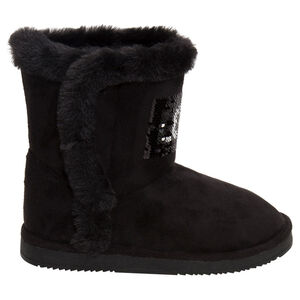 Botas de media caña con efecto antelina y lentejuelas mágicas de la 28 a la 35 