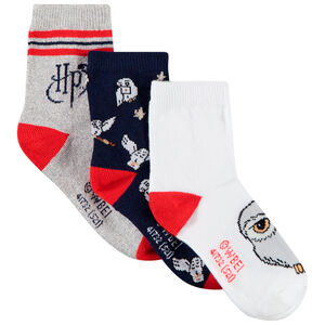 Pack de 3 pares de calcetines Harry Potter 