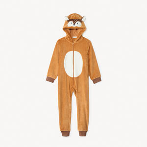 Surpyjama en sherpa à broderie faon pour garçon   Main Surpyjama en sherpa à broderie faon pour garçon