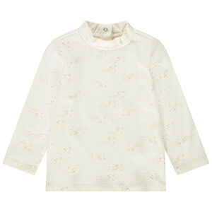 Camiseta interior con cuello cisne en jersey fantasía para bebé niña 