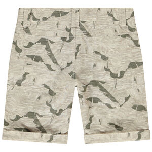 Bermuda estampada hojas de bananero para niño 