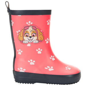 Botas de lluvia Stella Patrulla Canina con estampado de huellas para niña 