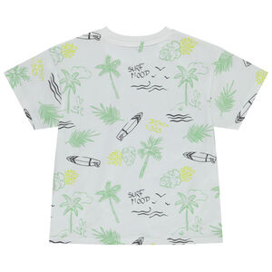 Camiseta manga corta estampado fantasía surf niño 