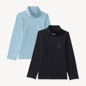 Conjunto de 2 sudaderas de cuello alto para niño 