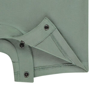 Lote de 2 monos cortos efecto 2 en 1 con motivo animal para bebé niño 