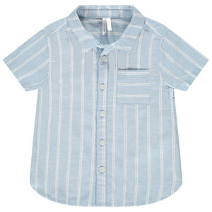 Camiseta de manga corta rayada para bebé niño 