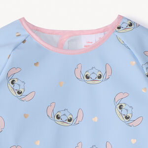 Babero de manga larga estampado Stitch Disney niña 
