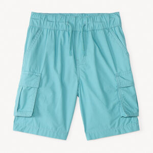 Bermudas cargo lisas en popelina para niño 