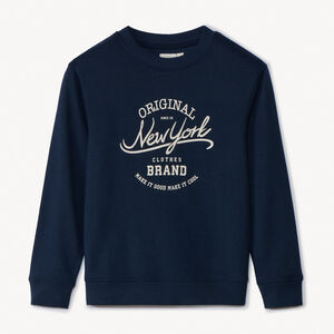 Sudadera de felpa estampada para niño 