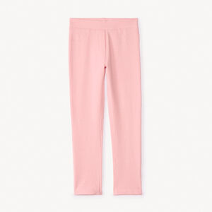 Jegging de felpa en color sólido para niña 