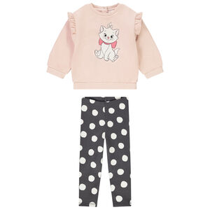 Conjunto jogging 2 piezas print Marie Disney para bebé niña 
