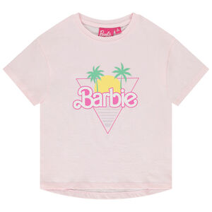 Camiseta de manga corta estampada de Barbie para niña  Main Camiseta de manga corta estampada de Barbie para niña