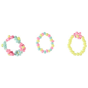 Lote de 3 anillos de perlas de fantasía para niña  Main Lote de 3 anillos de perlas de fantasía para niña