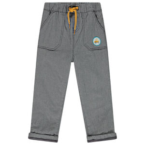 Pantalón forro jersey y parche 