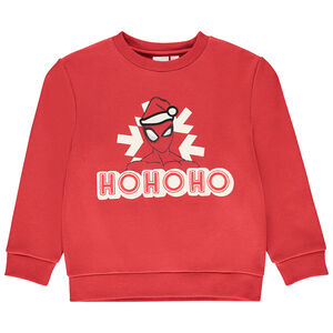 Sudadera unicolor con estampado de Spider Man Marvel para niño 