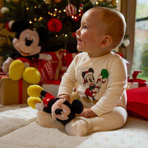 Dors-bien velours Mickey Disney pour bébé garçon avec ouvertures différentes selon l'âge 