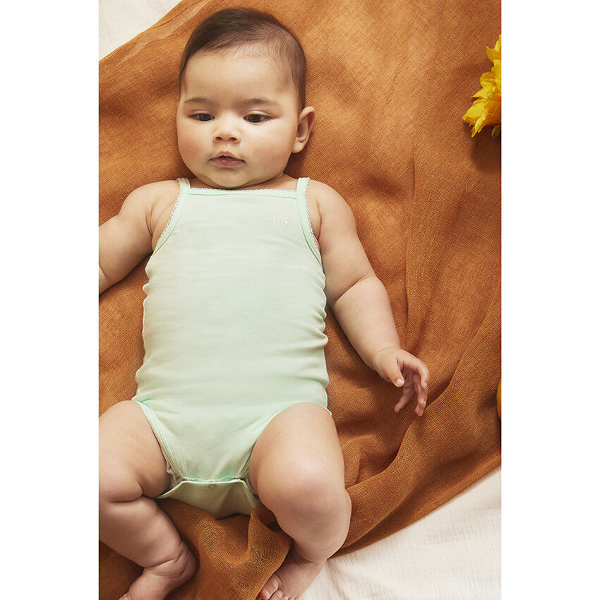 Moda bebe nina Bodies de punto bodies de jersey bodies lisos de 3 a 36 mois Orchestra