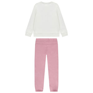 Conjunto de jogging de felpa estampado niña 