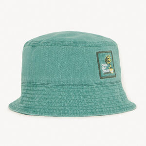 Gorra lisa con bordado de coco para niño 