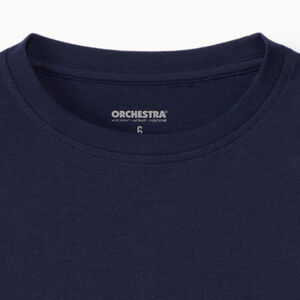 Camiseta de manga corta lisa para niño 