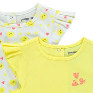 Pack 2 camisetas de algodón orgánico  