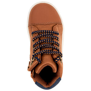 Botines con cordones y cremallera para bebé niño 