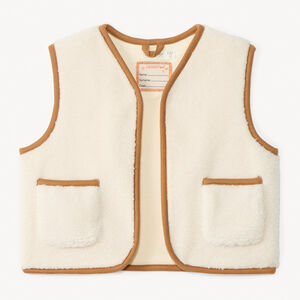 Gilet sans manches en sherpa moutonné pour fille  Main Gilet sans manches en sherpa moutonné pour fille