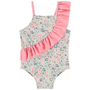 Maillot de baño 1 pieza estampado floral para bebé niña 