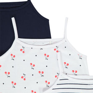 Pack de 3 débardeurs con estampados fantasía 