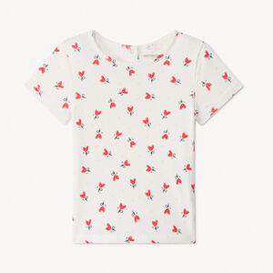 Camiseta de manga corta estampada para bebé niña 