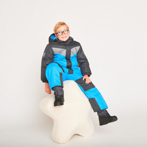 Pantalón de esquí con tirantes desmontables y detalles fantásticos para niño 