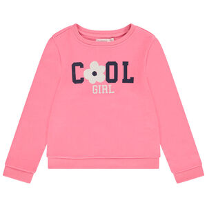 Sudadera de felpa con estampado fantasía para niña 