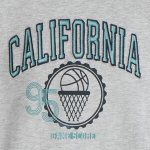 Sudadera de felpa bordada California para niño 