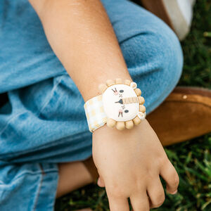 Pulsera antimosquitos citronela León - amarillo 