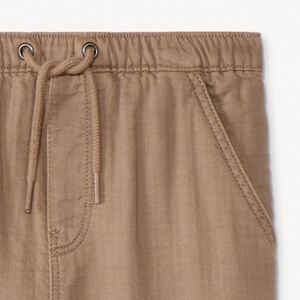 Pantalón liso de tela para bebé niño 