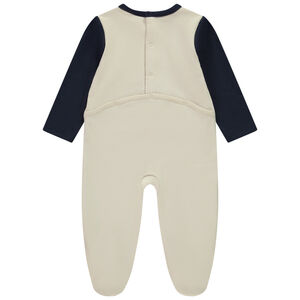 Pelele de terciopelo con estampado de Batman Warner para bebé niño con diferentes aperturas según la edad 