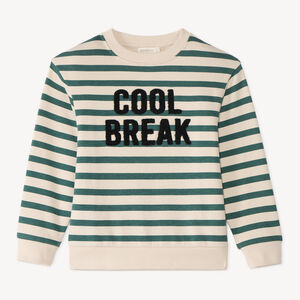 Sudadera de niño a rayas "Cool Break 