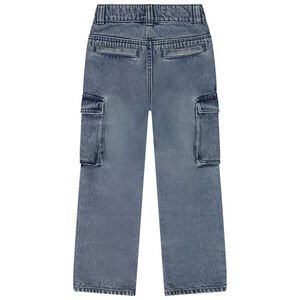 Jean cargo en denim niño 